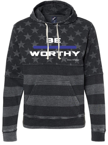 Be Worthy American Hoodie - Adult Only
