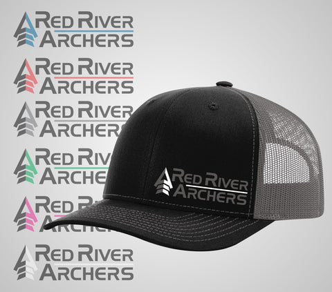 Red River Archers "Trucker Hat" Black/Grey