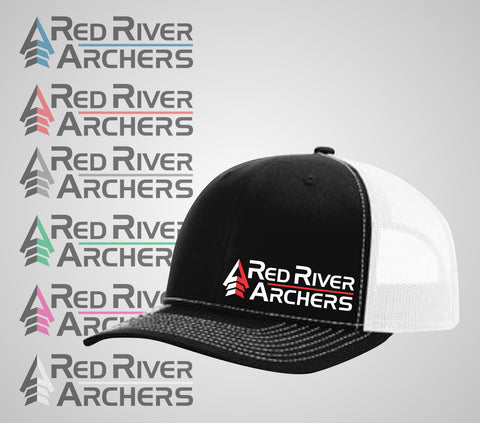 Red River Archers "Trucker Hat" Black/White
